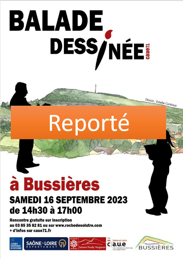 SAMEDI 16 SEPTEMBRE 2023 - BALADE DESSINEE A BUSSIERES