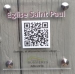 QR code découverte du village