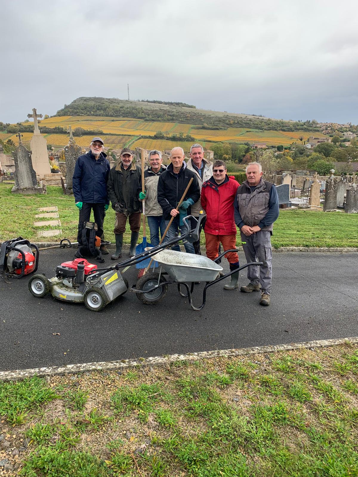 nettoyage cimetière