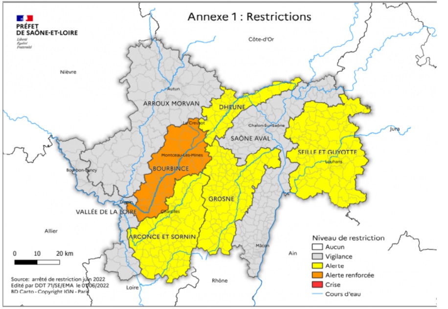 arrêté sècheresse